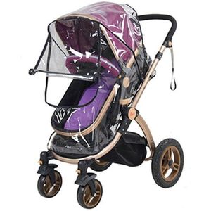 Kinderwagen Regenhoes Pvc Universele Wind Dust Shield Met Windows Voor Kinderwagens Kinderwagens Kinderwagen Accessoires