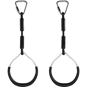 2Pcs Swing Bar Ringen Kids Gymnastiek Ringen Slijtvast Voor Klimmen Frames En Tuin Schommels Outdoor Achtertuin Spelen