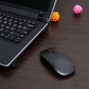 1600 Dpi Usb Optische Draadloze Muis 2.4G-Ontvanger Super Slanke Muis Voor Pc Laptop