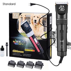 Elektrische Pet Hair Trimmer Professionele Hond Konijnen Scheerapparaat Titanium Cutter Kat Dieren Grooming Tondeuse Haar Snijmachine K585