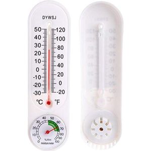 Muur Gehangen Thermometer Hygrometer Temperatuur Voor Indoor Outdoor Tuin Kantoor Mini Temperatuur Sensor
