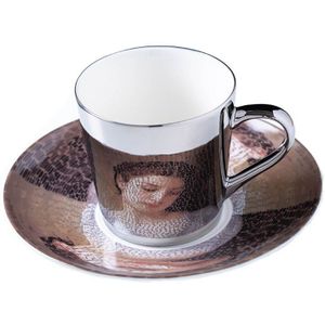 Spiegel Koffie Cup Spiegelende Reflectie Bouguereau Schilderij Keramische Kopjes En Schotels Met Scoop Europese Stijl Coffeeware