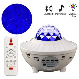 Kleurrijke Sterrenhemel Projector Blueteeth Usb Voice Control Muziekspeler Led Nachtlampje Usb Opladen Projectie Lamp Kids