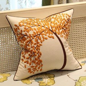 Avigers Mode Pastorale Kussen Borduren Leven Boom Vlinder Kussen Europese Stijl Bloem Home Decor Sofa Stoel Sierkussen