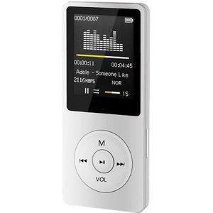 Ultra-Dunne MP3 Player Lcd-scherm Fm Radio Video Hifi Player Games Films E-Boeken Muziek Spelers Gebouwd in Microfoon Draagbare