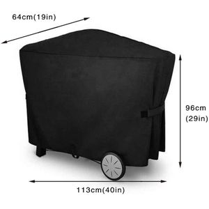 Outdoor Waterdichte Bbq Grill Cover Voor Weber Q3000 Q2000 GQ999 Opslag Protector Stofdicht Barbeque Grill Cover 113x64x96cm