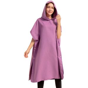 Microfiber Snel Droog Wetsuit Veranderende Gewaad Poncho Handdoek Met Kap Voor Zwemmen, Strand, Lichtgewicht, Beach Surf Poncho