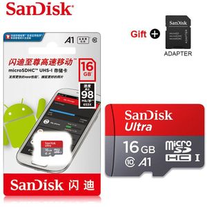 Sandisk Ultra Micro Sd 16Gb 32Gb 64Gb 128Gb 200Gb 256Gb Card Sd/Tf flash Card Geheugenkaart 120 Mb/s UHS-I Microsd + Adapter
