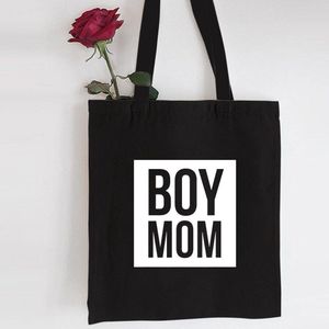 Mom Leven Print Herbruikbare Boodschappentas Opvouwbaar Eco Canvas Tote Bag Mode Vrouwen Schoudertas Mama Luier Tas Reistassen shopper