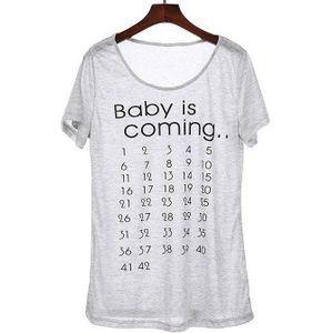 Zomer Tees Vrouwen T-shirts Slanke Moederschap Grappige Brief Tops O-hals Zwangerschap T-shirts Voor Zwangere Vrouwen Zomer T-shirt