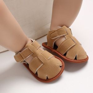 Casual Baby Boy Sandalen Klompen Zomer Peuter Zachte Zool Anti-Slip Schoenen Baby Boy Sandalen Katoen Schoenen voor 0-18Months