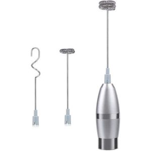 Elektrische Melkopschuimer Melkopschuimer Met Dubbele Garde Melkopschuimer, Melkopschuimer Voor Koffie, Chocolade, Cappuccino