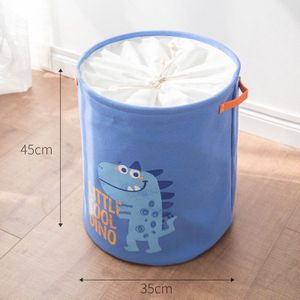 Cartoons Mand Stand Wasmand Speelgoed Opbergdoos Grote Zak Katoen Wassen Vuile Kleren Grote Mand Organizer Bin Handle