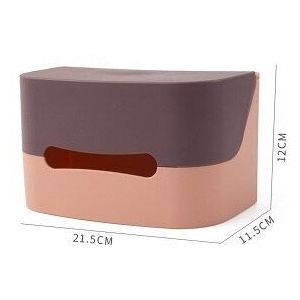 Thuis Tissue Box Self Adhesive Tissue Box Servet Houder Wandmontage Vuilniszak Dispenser Rack Opslag