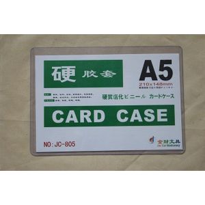 A5 badge grote kaart tassen bestand bescherming zakken testificate pvc ps sets