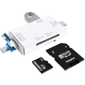 Otg Micro Sd Kaartlezer Usb 2.0 Kaartlezer Voor Usb Micro Sd Adapter Flash Drive Smart Geheugenkaartlezer type C Kaartlezer