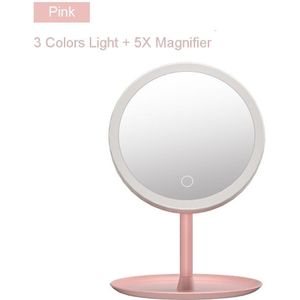 Bad Make-Up Spiegel Led Licht Kaptafel Spiegel Schoonheid Ring Licht Spiegel Beauty Tools Voor Foto Vullen Licht Kleine Spiegels