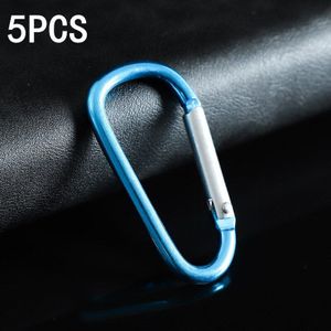 Aluminium karabijnhaak met twistlock 20mm zwart