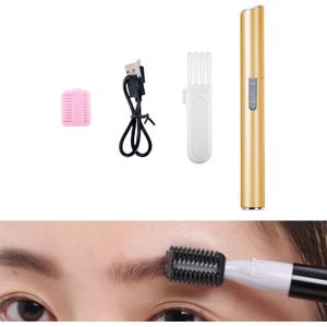 Elektrische Wenkbrauw Trimmer Usb Oplaadbare Facial Hair Remover Voor Bovenste Lip