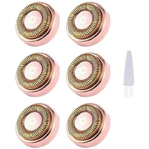 Facial Hair Remover Vervanging Hoofd, rose Goud Vergulde Blade Head Cover Voor Vrouwen Pijnloos Facial Hair Remover