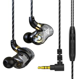 Qkz SK7 Koperen Driver 3.5Mm Wired Hoofdtelefoon Super Bass Koptelefoon Hifi Stereo Oordopjes Muzikant Monitor Headset Fone De Ouvido