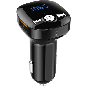 Fm-zender Bluetooth Handsfree Car Kit Car Audio MP3 Speler Met 2.4 Een Dual Usb Auto-oplader Ondersteuning U Disk/Tf Card