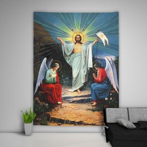 Jezus Chirst Tapestry Art Wall Opknoping Sofa Tafel Bed Cover Home Decor