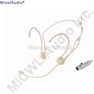 Cardioid Beige Head Headset Microfoon voor AKG Gemini Samson Draadloze Klassieke Opvouwbare Stage Performance Microfoons XLR 3Pin mini