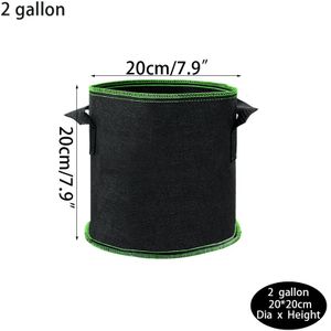3 Gallon Groente Achtertuin Niet Geweven Stof Aard