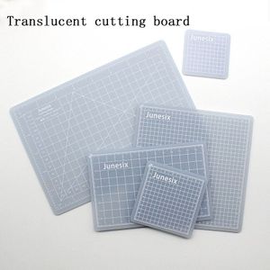 Multi-Size Doorschijnend Pvc Mat Patchwork Rubber Snijmat Carving Art Handleiding Dubbelzijdig Tool Self-Healing snijplank