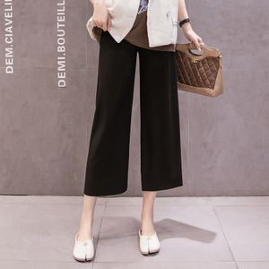 Wijde Pijpen Moederschap Broek Voor Zwangere Vrouw Zwangerschap Casual Broek Vrouwelijke Hoge Taille Rechte Broek Moederschap Kleding