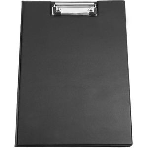 -A4 Klembord Foolscap Fold-Over Office Document Houder Indienen Clip Board, Zwart Hoeveelheid: 1
