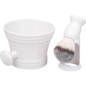 Mannen Scheren Kit Met Scheerkwast Houder Stand Zeep Kom Mannen Nat Scheren Gereedschap Set Draagbare Mannelijke Baard borstel Mok