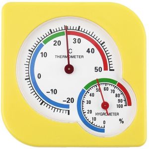 Indoor Outdoor 2 In 1 Mini Nauwkeurige Natte Hygrometer Vochtigheid Thermometer Temperatuur Meter Mechanische