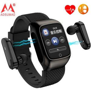 Smart Band A300 Smart Watch Armband Met Bluetooth Headset Hoofdtelefoon Tws Hartslag Bloeddruk Stappenteller Psg