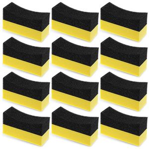 12 Stuks Tire Contour Dressing Applicator Pads Kleur Polijsten Spons Wax Buffing Pads Band Glans Applicator Pads