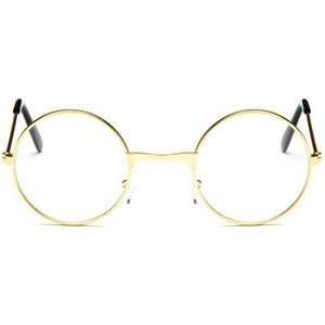 Vintage Ronde Bril Voor Kinderen Metalen Frame Met Clear Lens Bijziendheid Optische Transparante Bril Voor Kinderen Jongens Meisjes Brillen