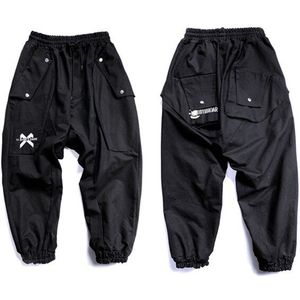 Herenkleding Multi Pockets Brief Cargo Broek Harajuku Hip Hop Casual Broek Streetwear Joggers Mannelijke Trainingsbroek Michalkova