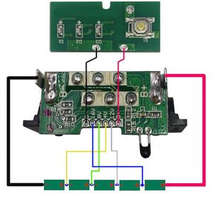 DCB203 5 Core Li-Ion Batterij Plastic Case Pcb Opladen Bescherming Circuit Board Doos Voor Dewalt 18V 20V DCB183 lithium Mobiele Shell