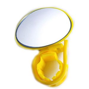 Stuur Achteruitkijkspiegel ABS Plastic Fiets Reflector Mountainbike Spiegel 3 kleur Draagbare 360 ° Fiets Achteruitkijkspiegel