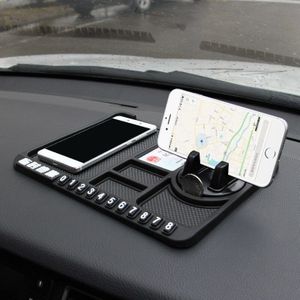 25.6X18CM Multifunctionele Auto Siliconen Telefoon Houder Antislip Mat Auto Dashboard Anti Slip Mat Auto Ornament Gadget Gel Pads