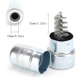 1Pc Auto Batterij Post Terminal Kabel Cleaner Vuil Corrosie Borstel Hand Schoonmaken Tool Velgen Band Wasborstel