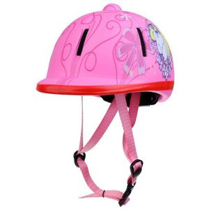 Kinderen Kids Verstelbare Paardrijden Hat/Helm Beschermende Kleding-Sneeuw Roze
