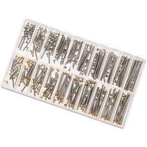 1 Doos Horloge Reparatie Tools Set Kits Horloge Band Schroeven Assortiment Buis Wrijving Pin Sluitingen Bandjes Armbanden Klinknagel Uiteinden 10mm-28Mm