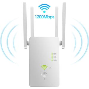 1200Mbps Mini Gigabit Router Wifi Dual Band 2.4Ghz En 5.8Ghz Wifi Repeater Signaal Booster Powerline Adapter Extender draadloze Ap