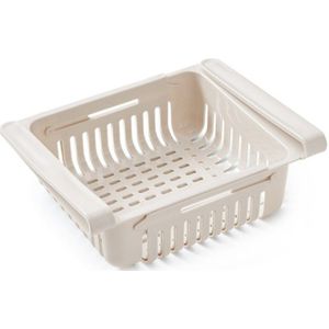 1Pcs Verstelbare Koelkast Voedsel Organizer Rack Organizer Opslag Lade Container Koelkast Box Rack Koelkast Opslag Plank