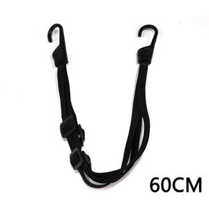 60Cm 2 Haken Universele Helm Touw Motorfiets Rundvlees Band Rubberen Band Gebonden Met Elastische Elastische Touw Fiets Elektrische Batterij auto