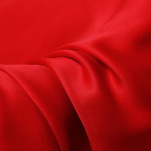 De Doek 20momme Rode Kleur Zachte Crêpe de Chine 100% Moerbei Zijde Materialen Shirt Jurk DIY kleding stoffen