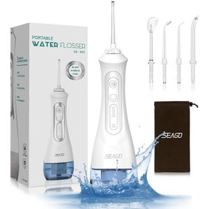 Seago Orale Tandheelkundige Monddouche Draagbare Water Flosser Usb Oplaadbare Water Jet IPX7 Dental 200Ml Water Tank