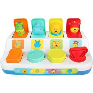 Baby Educatief Speelgoed Willekeurige Interactieve Pop Up Dieren Speelgoed Switchbox Knop Doos Baby Intelligentie Push Pop Speelgoed Voor Kinderen #20
